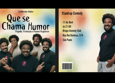 imagem representativa do espetáculo Guilherme Júnior em Que se Chama Humor