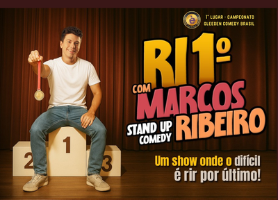 imagem representativa do espet�culo Ri Primeiro com Marcos Ribeiro - Stand Up Comedy