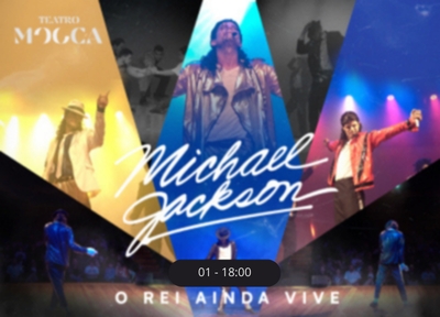 imagem representativa do espet�culo Michael Jackson: O Rei Ainda Vive no Teatro Mooca