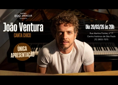 imagem ilustrativa espet�culo Jo�o Ventura canta Chico Buarque