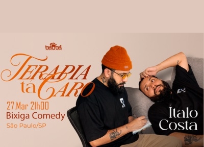 imagem representativa do espet�culo Italo Costa em Terapia t� Caro no Bixiga Comedy