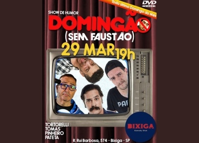 imagem representativa do espet�culo Doming�o sem Faust�o - Stand up no Bixiga Comedy