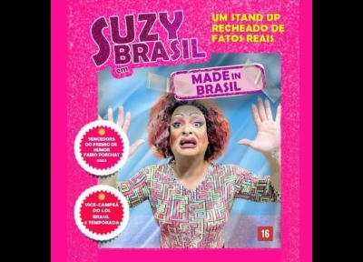 imagem representativa do espetáculo Suzy Brasil em Made In Brazil - em SBC