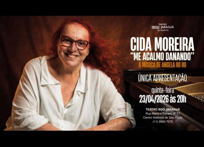 imagem ilustrativa espet�culo Cida Moreira: Me Acalmo Danando - Uma Ode a Angela Ro Ro