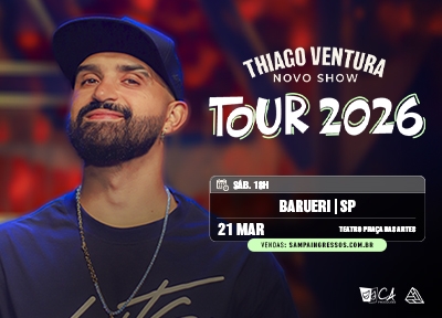 imagem representativa do espet�culo Thiago Ventura - Lado a Lado - Barueri