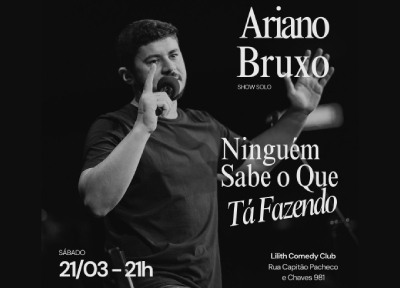 imagem representativa do espet�culo Ariano Bruxo - Ningu�m Sabe O Que T� Fazendo