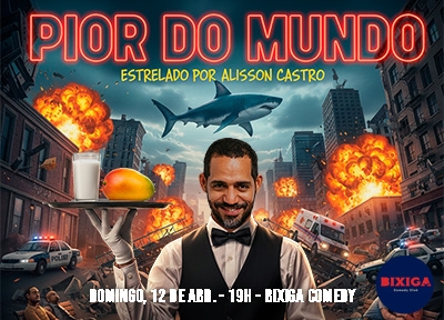 imagem representativa do espetáculo Alisson Castro em Pior do Mundo no Bixiga Comedy
