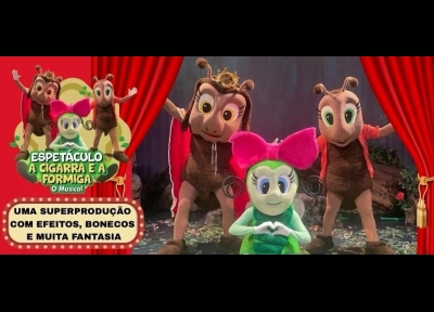 imagem representativa do espet�culo A Cigarra e A Formiga