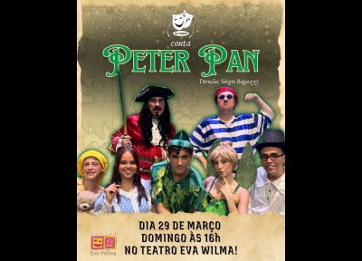 imagem representativa do espet�culo Peter Pan - Cia Tearte