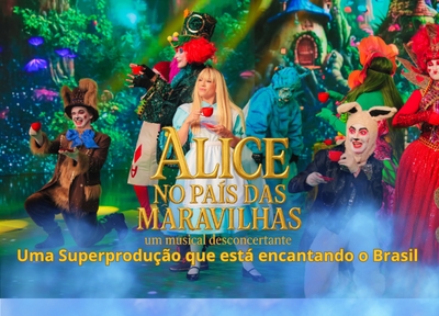 imagem representativa do espet�culo Alice no Pa�s das Maravilhas - Um Musical Desconcertante
