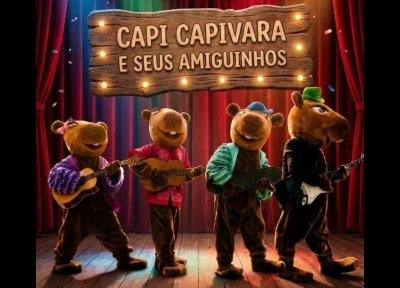 imagem ilustrativa espet�culo Capi Capivara e seus Amiguinhos