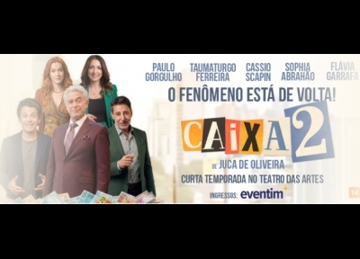 imagem representativa do espetáculo Caixa 2