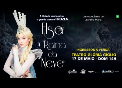 imagem representativa do espet�culo Elsa, a Rainha da Neve