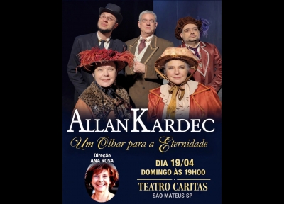 imagem representativa do espetáculo Allan Kardec - Um Olhar Para A Eternidade