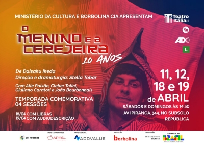 imagem representativa do espet�culo O Menino e a Cerejeira