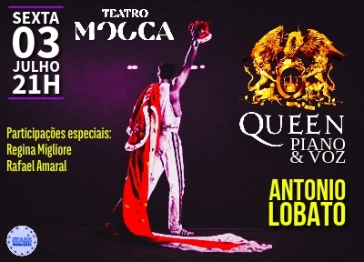 imagem ilustrativa espet�culo Queen Piano e Voz com Antonio Lobato no Teatro Mooca