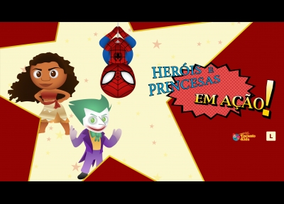 imagem representativa do espet�culo Herois e Princesas em A��o