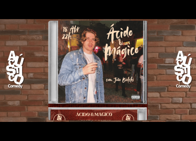 imagem representativa do espetáculo João Biolchi - Magico e Stand Up