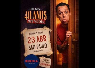 imagem representativa do espet�culo Nil Agra - 40 anos Zero Paciencia
