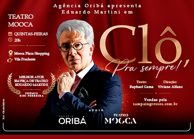imagem representativa do espet�culo Eduardo Martini em Cl�, Pra Sempre