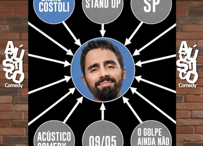 imagem representativa do espet�culo Bruno Costoli em SP - O golpe ainda n�o acabou