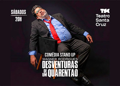 imagem ilustrativa espet�culo Desventuras de Um Quarent�o com Wagner Rodrigues