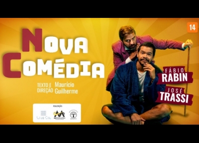 imagem representativa do espet�culo NovaCom�dia com F�bio Rabin e Jos� Trassi