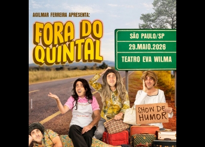 imagem representativa do espet�culo Fora do Quintal - Agilmar Ferreira