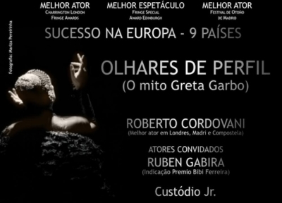 imagem representativa do espet�culo Olhares de Perfil - O mito Greta Garbo