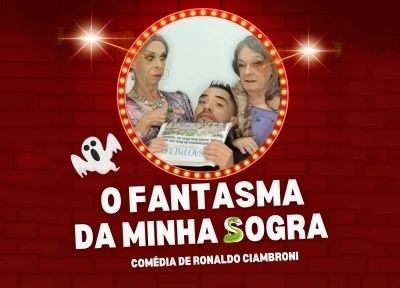 imagem representativa do espetáculo O Fantasma da Minha Sogra no Teatro Santa Cruz