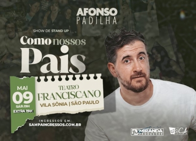 imagem representativa do espet�culo Afonso Padilha - Como Nossos Pais - Zona Oeste SP
