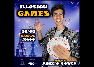 imagem representativa do espet�culo Illusion Games com Breno Costa