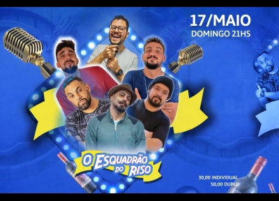 imagem representativa do espetáculo Esquadrão do Riso - Stand Up Comedy
