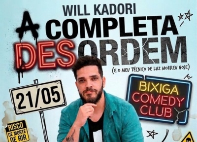 imagem representativa do espet�culo Will Kadori em A completa Desordem