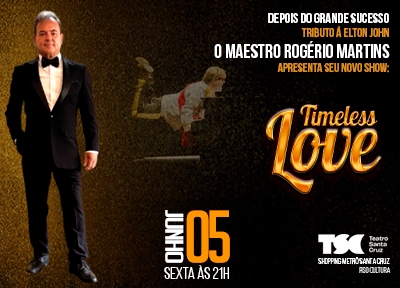 imagem representativa do espet�culo Timeless Love com Maestro Rog�rio Martins - Piano & Voice