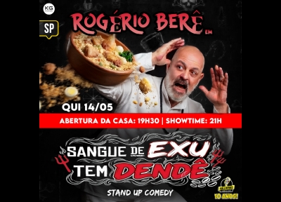 imagem representativa do espet�culo Rog�rio Ber� em Sangue de Exu tem Dend�
