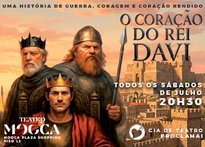 imagem representativa do espetáculo O Coração do Rei Davi