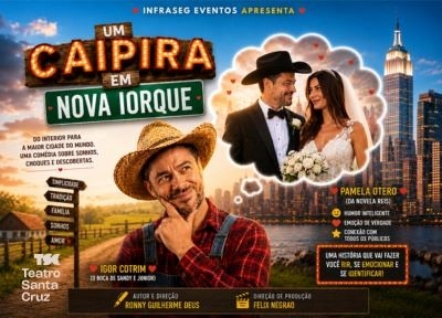 imagem representativa do espet�culo Um Caipira em Nova Iorque