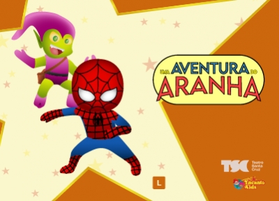 imagem representativa do espet�culo Uma Aventura do Aranha no Teatro Santa Cruz