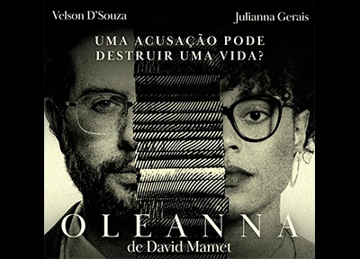 imagem representativa do espetáculo Oleanna