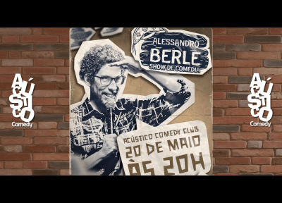 imagem representativa do espet�culo Alessandro Berle - Stand up Comedy