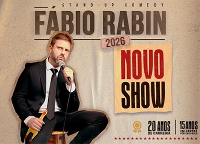imagem representativa do espet�culo Fábio Rabin - Novo Show