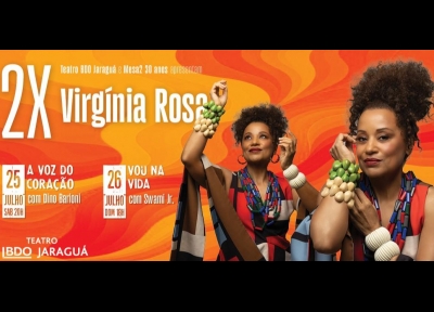 imagem representativa do espet�culo 2X Virg�nia Rosa - Show Musical: A Voz do Cora��o e Vou na Vida