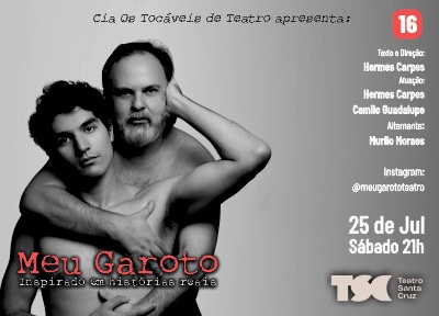 imagem representativa do espet�culo Meu Garoto - Teatro Santa Cruz
