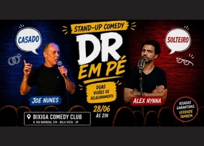 imagem ilustrativa espet�culo DR Em Pé Stand up Comedy