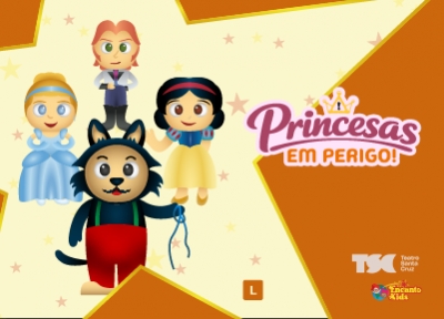 imagem representativa do espet�culo Princesas em Perigo! - Festival de F�rias no Teatro Santa Cruz