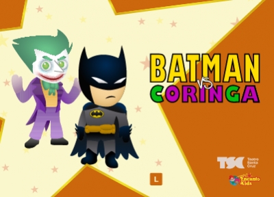 imagem representativa do espet�culo Batman Vs Coringa - Festival de F�rias no Teatro Santa Cruz