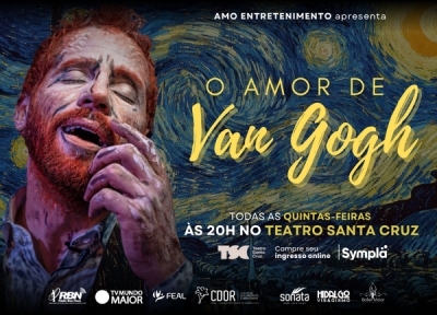 imagem representativa do espetáculo O Amor de Van Gogh