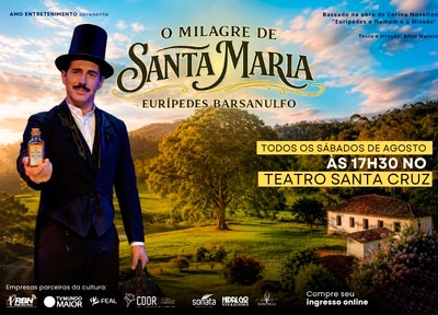 imagem representativa do espetáculo O Milagre de Santa Maria - Eurípedes Barsanulfo