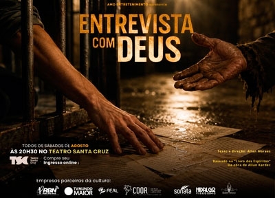 imagem representativa do espetáculo Entrevista com Deus